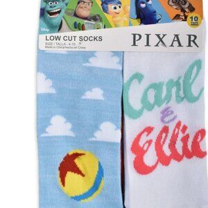 PIXAR WOMEN'S MOMENTS 10-PACK-LOW-CUT SOCKS SHOE SIZE 4-10